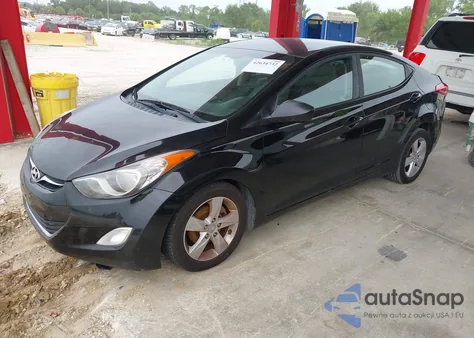 2012 Hyundai Elantra Gls (Ulsan Plant) z USA, uszkodzony, nr VIN KMHDH4AEXCU181497